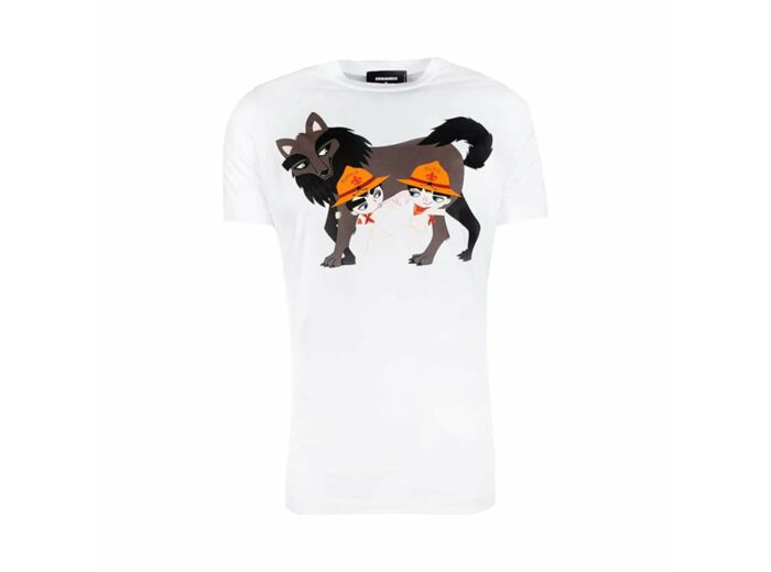 Dsquared T-Shirt Romolo & Remo White