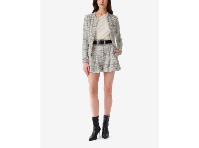 Veste En Tweed Bicolore Oslani