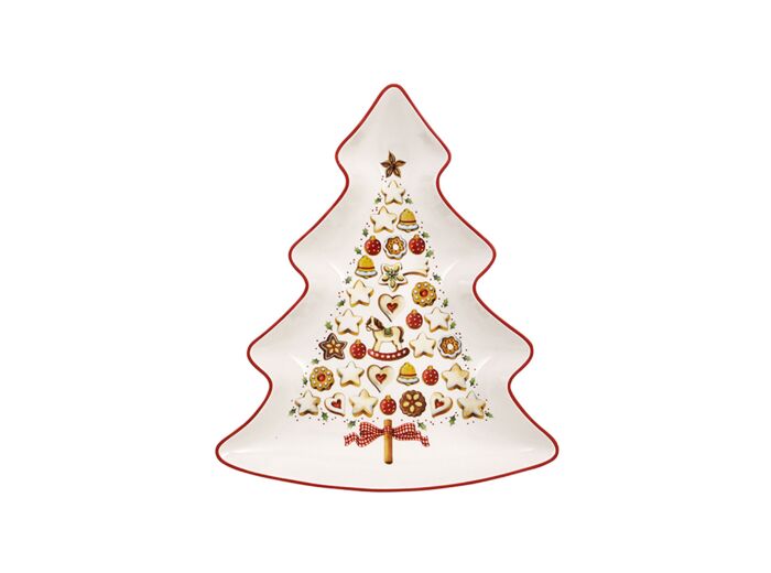 Winter Bakery Delight Coupe en forme de sapin, grande 26,5cm