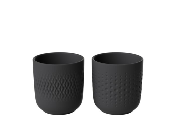 Manufacture Collier noir Mug Set 2pcs
