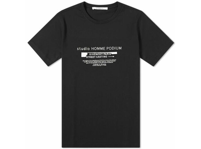 Givenchy T-Shirt Studio Homme Print Black