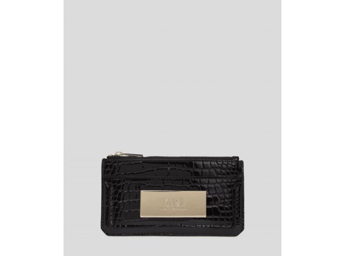 K/MAU CROCO CARDHOLDER