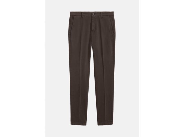 Pantalon En Coton Stretch