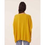 Pull Minie Pull cachemire col v oversize manche 3/4