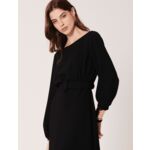 Robe Ryllya-Robe fluide noire