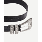 Ceinture Large Imprime Croco