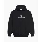 Balenciaga BB pixel logo hoodie