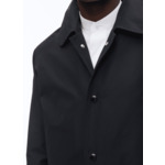 Manteau à col chemise en coton biologique