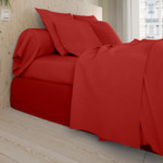 Housse de couette Studio Coton Rouge