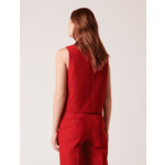 Gilet Gianno Rouge en Polyester