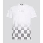 CHECKBOARD DEGRADE T-SHIRT HOMME