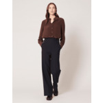 Pantalon Pilora-Pantalon palazzo marine