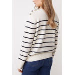 PULL PASCALI BLANC CASSE