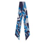 Motif Arabesque - Bandeau - Multico Bleu