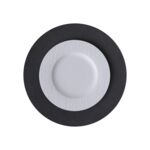 Lifestyle Accessoires - set de table, rond, hippo noir