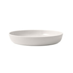 Assiette creuse Iconic - Grande assiette creuse blanche en porcelaine haut de gamme