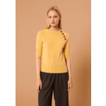 Pull Pastelle-jaune en laine