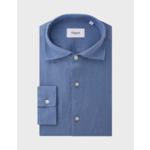 Chemise Aristote en lin bleu