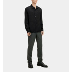 Chemise Jacquard Noire Avec Têtes De Mort