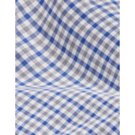 Chemise gaspard à carreaux bleus