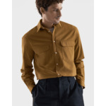 Chemise Florian en twill épais camel