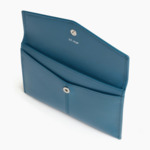 Pochette enveloppe moyen modèle Charlotte en cuir lisse