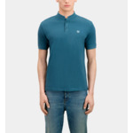 Polo Bleu Profond En Coton Homme