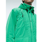 Parka en toile déperlante vert