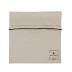 DRAP HOUSSE | Pure White Satin Lavé - Sand