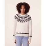 Pull Maria Pull Cachemire Manches Mitaines, 6 fils