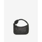 Sac En Cuir Noue Baby Mesh Strass