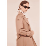 Trench Ivan-beige en gabardine de coton