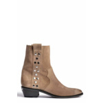 PILAR HIGH SUEDE + STRAP STUDS