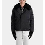 Blouson Bombardier Avec Col En Fausse Fourrure Homme