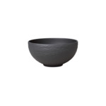 Manufacture Rock - Petit bol rond, noir, en porcelaine haut de gamme