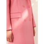 Manteau Marcus-Rose en Laine