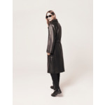 Trench Tivano Noir en Cuir