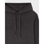 Hoodie Cilian en jersey gris anthracite