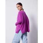 Pull poncho cachemire col V Faustine BERRY