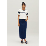 Tee-shirt Claudie bleu et blanc