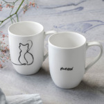 Statement - Lot de 2 mugs « Cat », 280ml