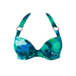 Haut de maillot de bain Push-up coques Deep Green Sea