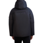 HOODED COAT WITH SHERPA LINING