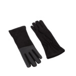 Gants Nappa Et Suede - Gants Femme - 75 - Noir