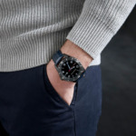 Montre dateur Sol Navy & Black