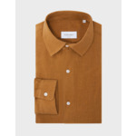 Chemise Auguste en lin camel