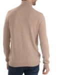 Pull homme col roulé uni Nachrol en cachemire