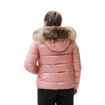 Veste pour fille avec capuche amovible