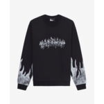 Sweat Avec Print The Kooples Flammes + Flammes Sur Les Manches