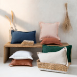 COUSSIN LIN LAVE | Carré - Naturel